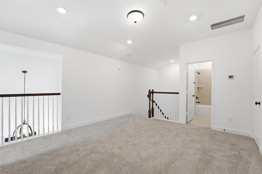 Spacious, unfurnished interior of a new home in Bridgeland, Cypress (Image 16).