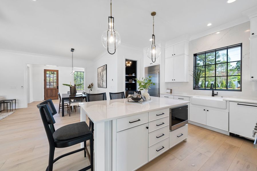 Representative furnished interior of a home built from the Grace by Homes by Dickerson in The Founding at Blue Ridge, Raleigh (Image 14).