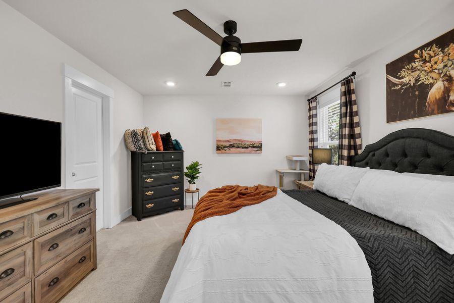 Furnished interior view inside a new home in Jasmine Point at Lakes of Cane Bay, Summerville (Image 21).