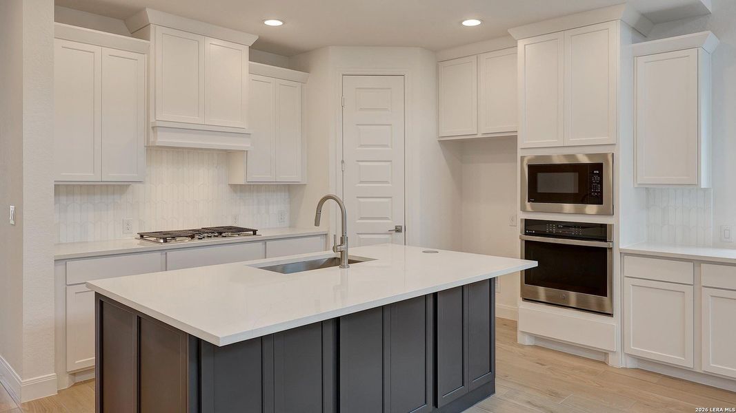 Furnished interior view inside a new home in VIDA, San Antonio (Image 8).
