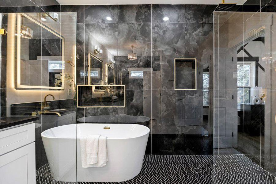 Furnished interior view inside a new home in , Decatur (Image 19).