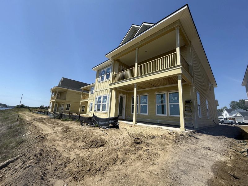 In-progress construction of a new home in Blue Heron Retreat, Little River, SC (Image 16). In-progress construction of a new home in Blue Heron Retreat, Little River, SC (Image 16).