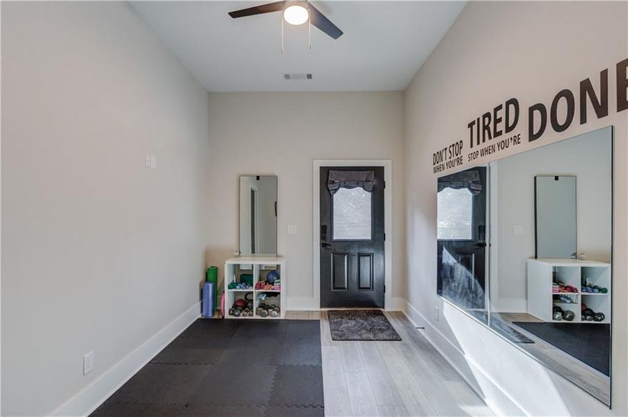 Furnished interior view inside a new home in , Suwanee (Image 34).