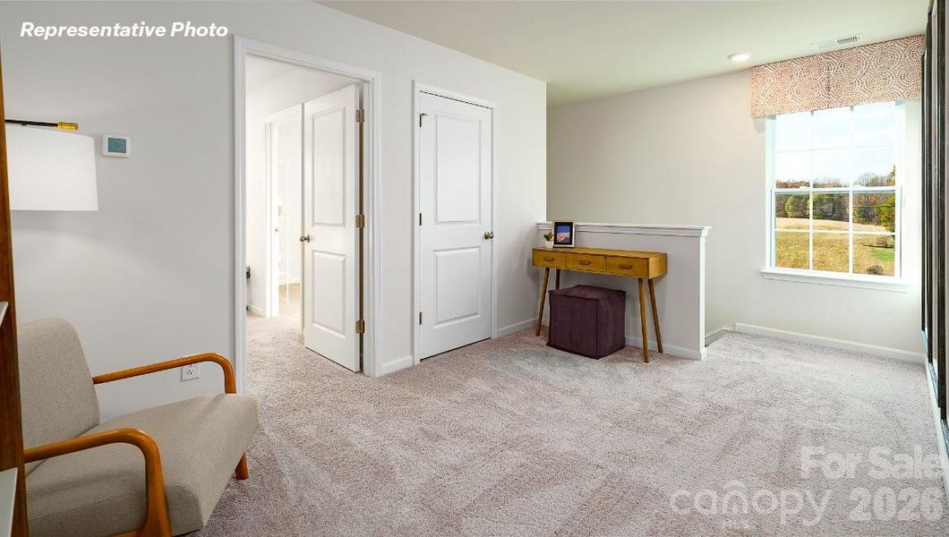 Furnished interior view inside a new home in Stanton, Richburg (Image 29).