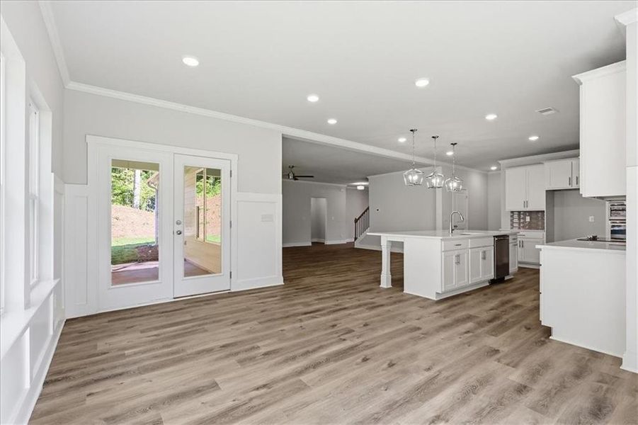 Spacious, unfurnished interior of a new home in Bradley Gin, Monroe (Image 63).