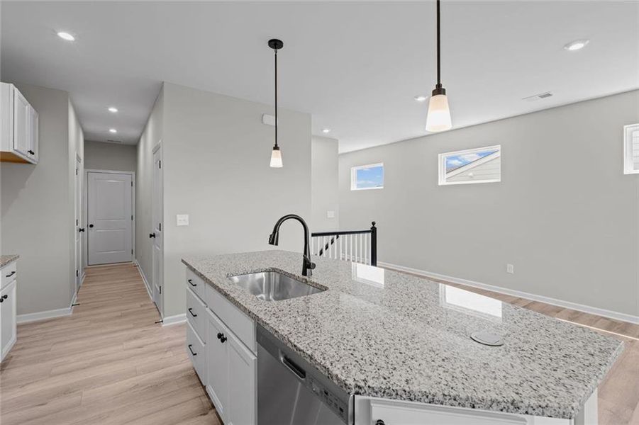 Furnished interior view inside a new home in Villas at Gold Creek, Dawsonville (Image 9).