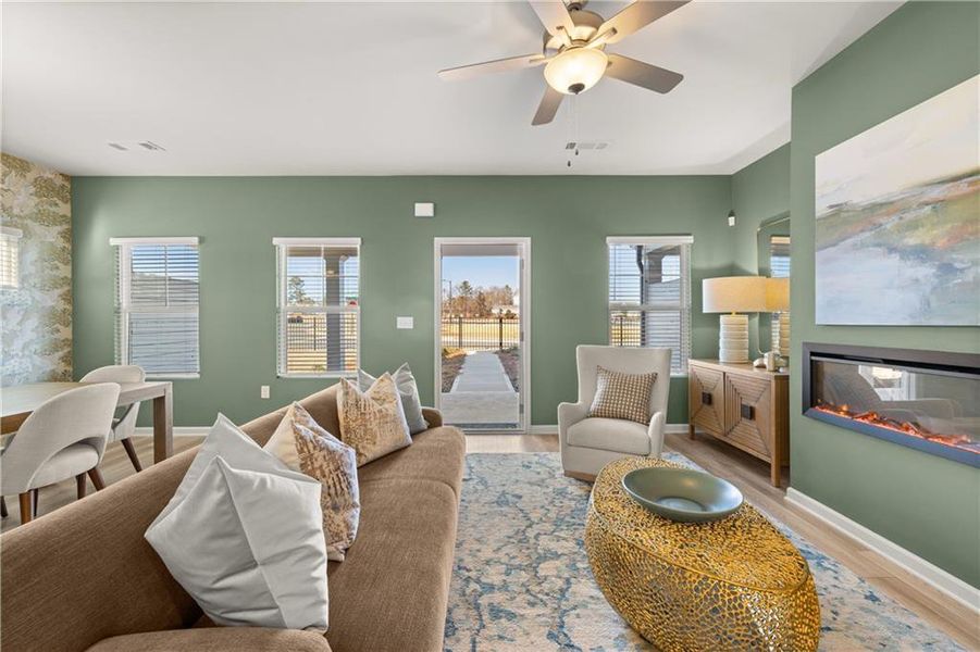 Furnished interior view inside a new home in Lake Carlton, Loganville (Image 6).