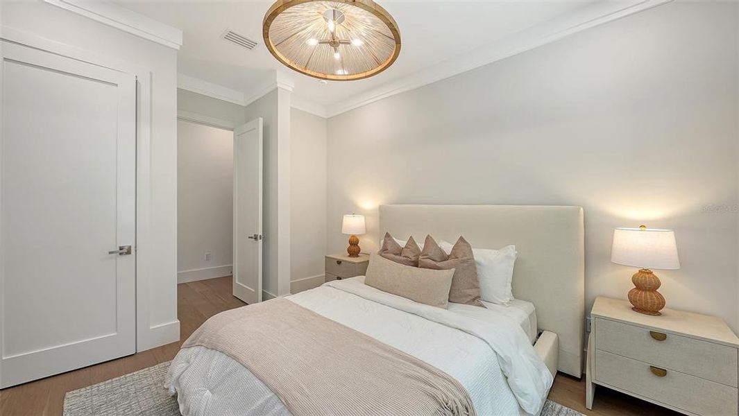 Furnished interior view inside a new home in , Sarasota (Image 19).