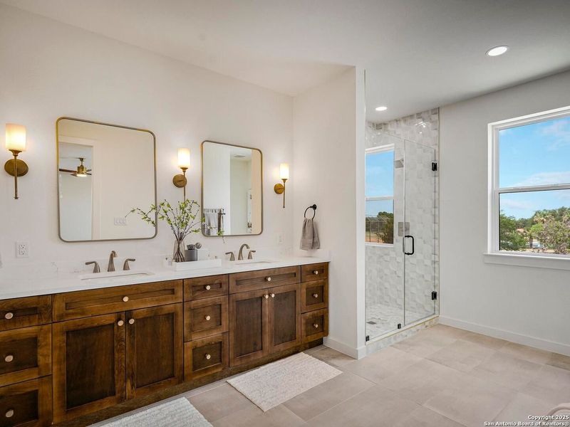 Furnished interior view inside a new home in , San Antonio (Image 18). Furnished interior view inside a new home in , San Antonio (Image 18).