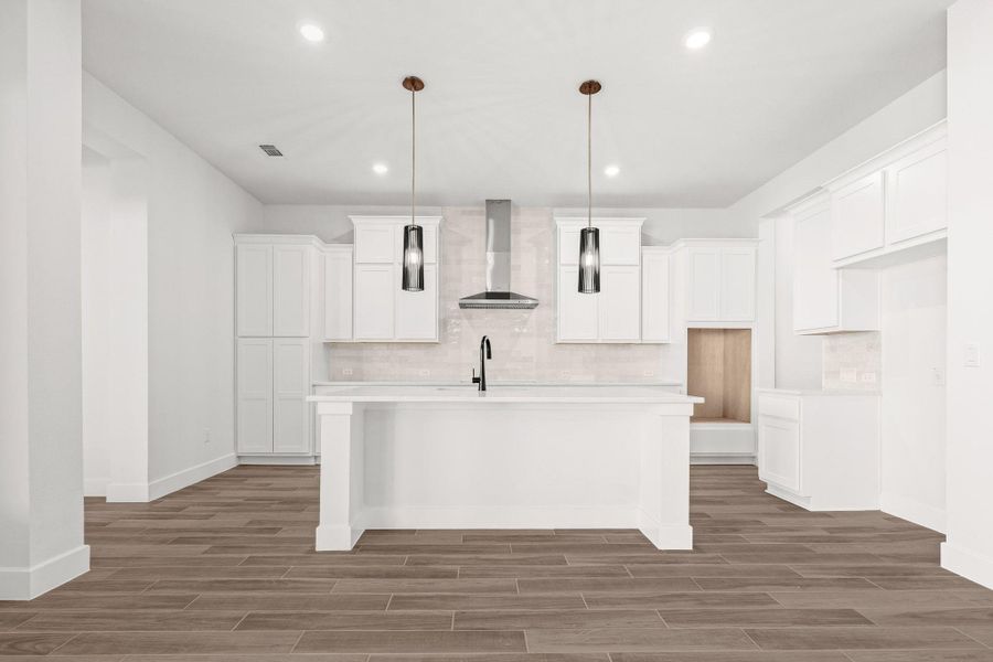 Furnished interior view inside a new home in Santa Rita Ranch, Liberty Hill (Image 7).