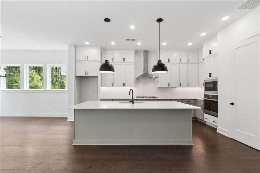 Furnished interior view inside a new home in Settingdown Farms, Cumming (Image 6).