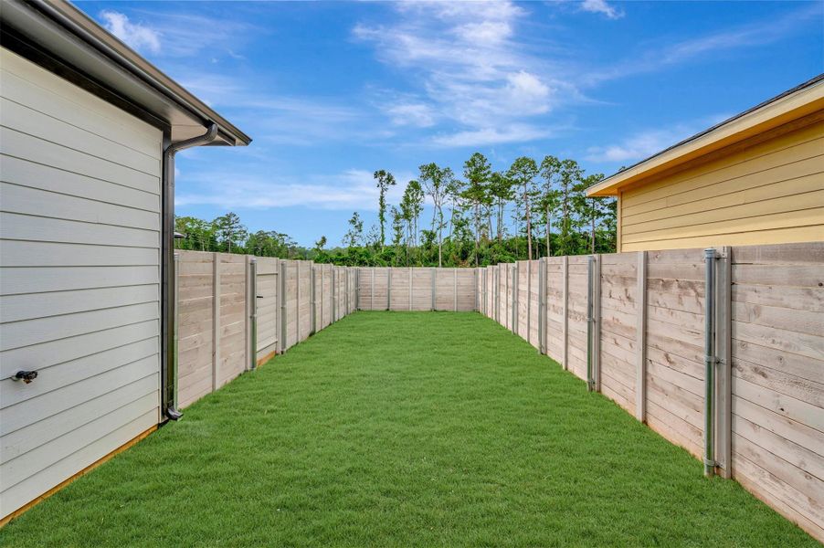 Exterior details and patio area of a home in Two Step Farm - Landmark Row Collection, Montgomery (Image 4).