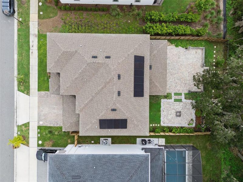 Exterior details and patio area of a home in Weslyn Park at Sunbridge, St. Cloud (Image 26).