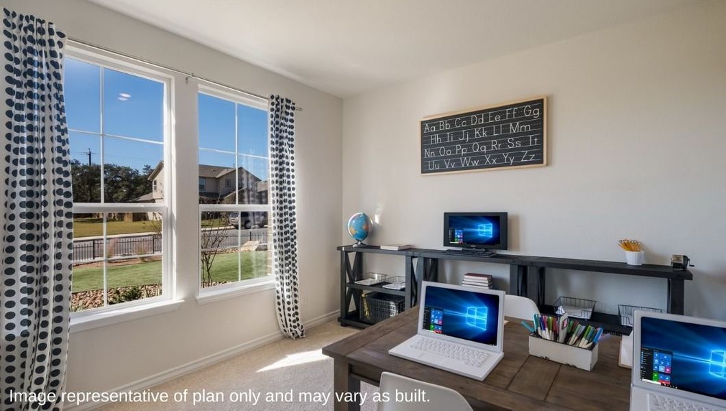 Representative furnished interior of a home built from the The Irvine by D.R. Horton in Brookstone Creek, San Antonio (Image 7). Representative furnished interior of a home built from the The Irvine by D.R. Horton in Brookstone Creek, San Antonio (Image 7).