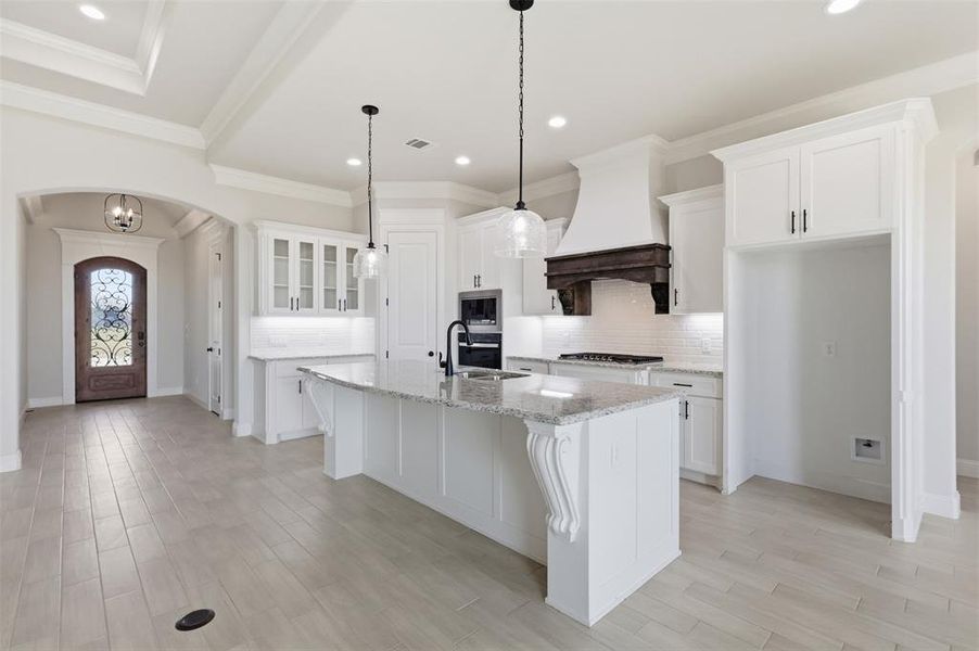 Furnished interior view inside a new home in , Godley (Image 5).