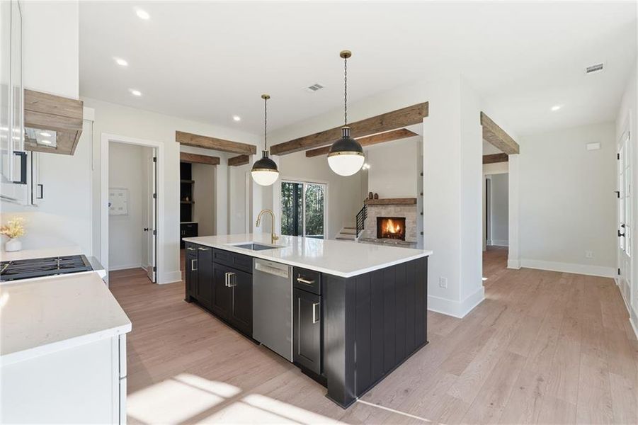 Furnished interior view inside a new home in , Rydal (Image 8).