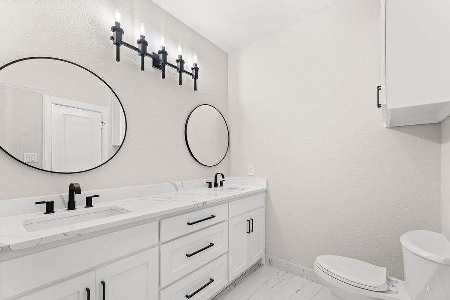 Furnished interior view inside a new home in , Dallas (Image 9).