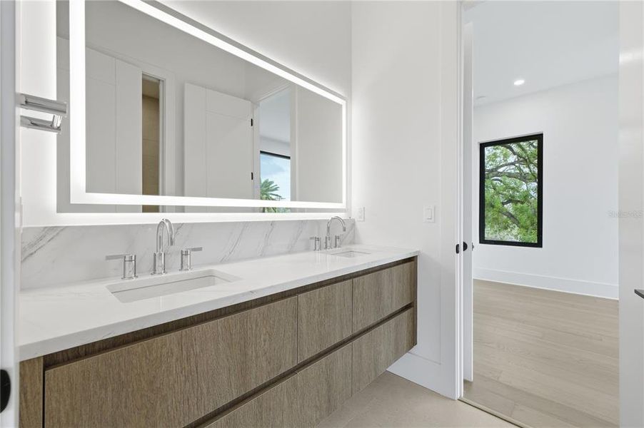 Furnished interior view inside a new home in , Tampa (Image 42).