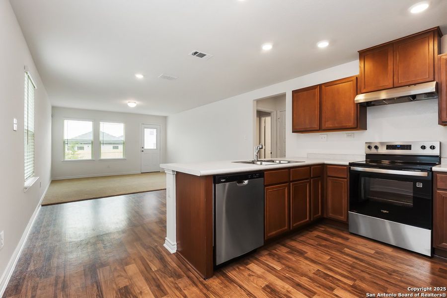Furnished interior view inside a new home in Southton Cove, Elmendorf (Image 5). Furnished interior view inside a new home in Southton Cove, Elmendorf (Image 5).