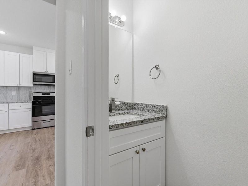 Furnished interior view inside a new home in , Houston (Image 5).
