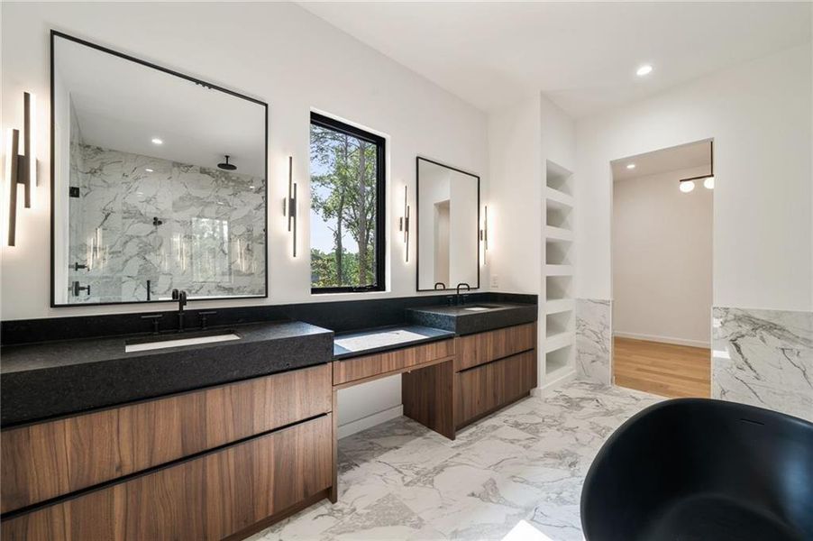 Furnished interior view inside a new home in , Atlanta (Image 17). Furnished interior view inside a new home in , Atlanta (Image 17).