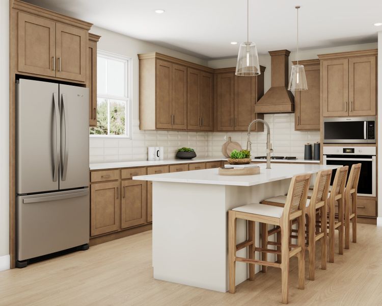 Representative furnished interior of a home built from the Grant by Beazer Homes in Poppy at GreenHouse, Marietta (Image 7).