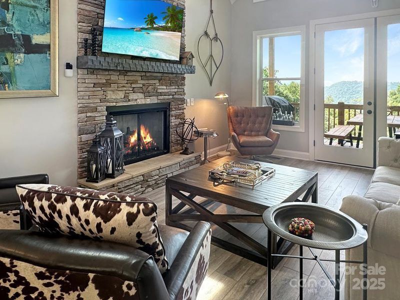 Furnished interior view inside a new home in , Bryson City (Image 9).