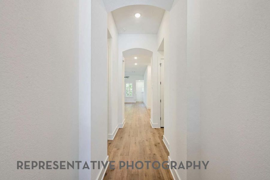 Spacious, unfurnished interior of a new home in 6 Creeks at Waterridge, Kyle (Image 11). Spacious, unfurnished interior of a new home in 6 Creeks at Waterridge, Kyle (Image 11).