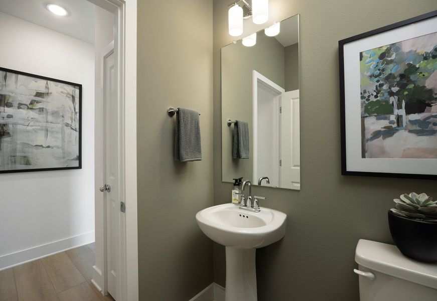 Representative furnished interior of a home built from the 3554 by Risewell Homes in Parkton Square, Kyle (Image 11).