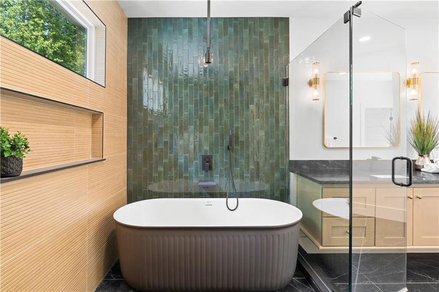 Furnished interior view inside a new home in , Atlanta (Image 61). Furnished interior view inside a new home in , Atlanta (Image 61).