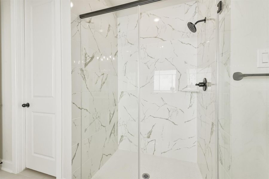 Furnished interior view inside a new home in The Woodlands Hills – 55', Willis (Image 32).