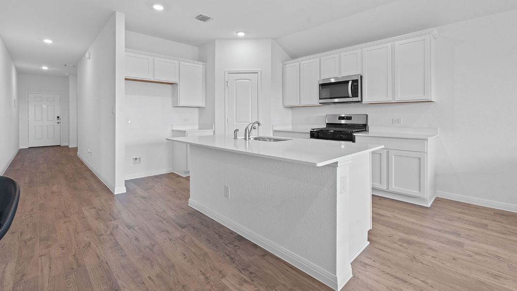 Furnished interior view inside a new home in Carillon, Manor (Image 10). Furnished interior view inside a new home in Carillon, Manor (Image 10).