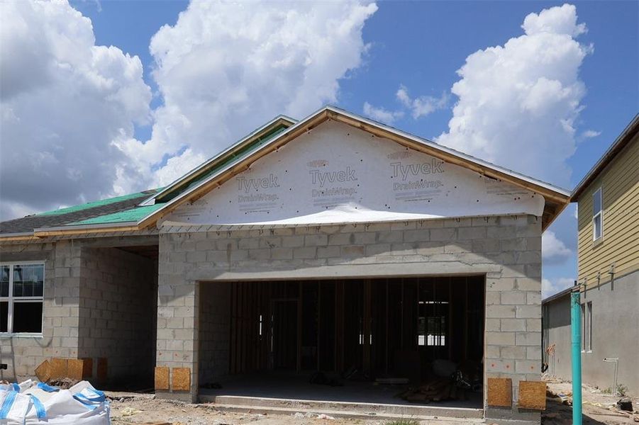 In-progress construction of a new home in Estates at Rivercrest, Sanford, FL (Image 3).