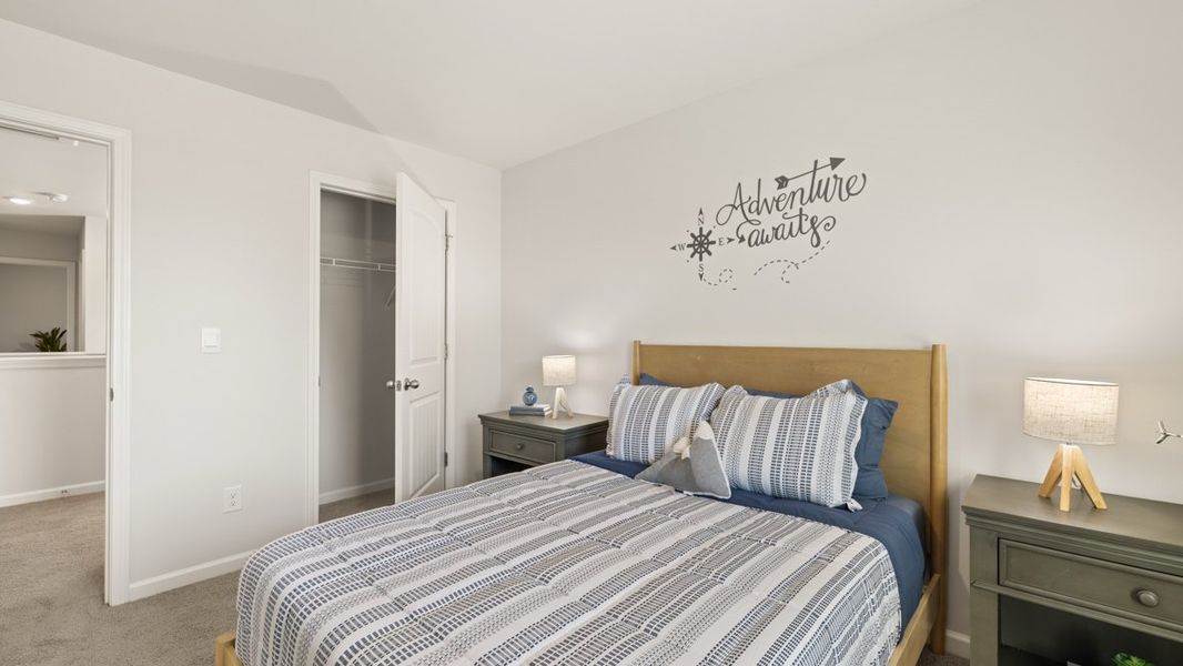 Representative furnished interior of a home built from the AISLE by D.R. Horton in Pointe Park, Union City (Image 46).