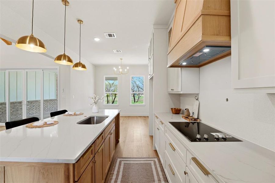 Furnished interior view inside a new home in , Fort Worth (Image 13).