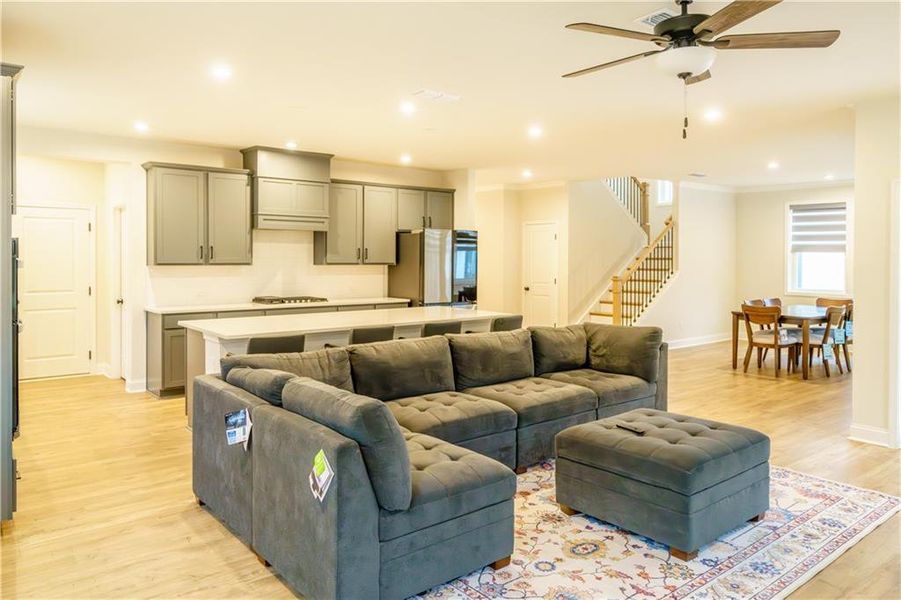 Furnished interior view inside a new home in , Powder Springs (Image 11). Furnished interior view inside a new home in , Powder Springs (Image 11).