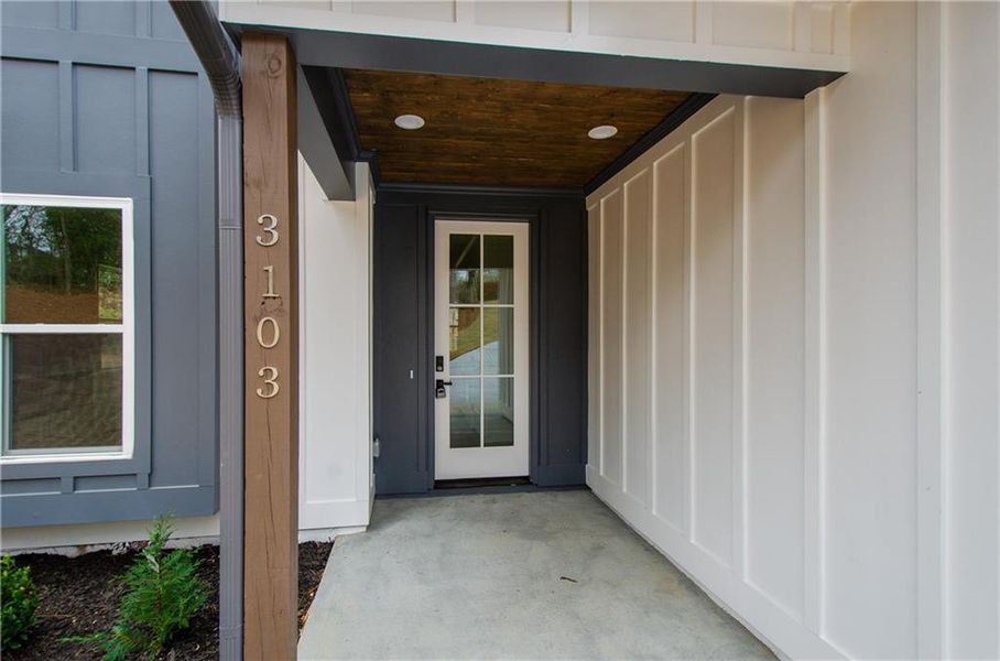 Exterior details and patio area of a home in , Gainesville (Image 26).