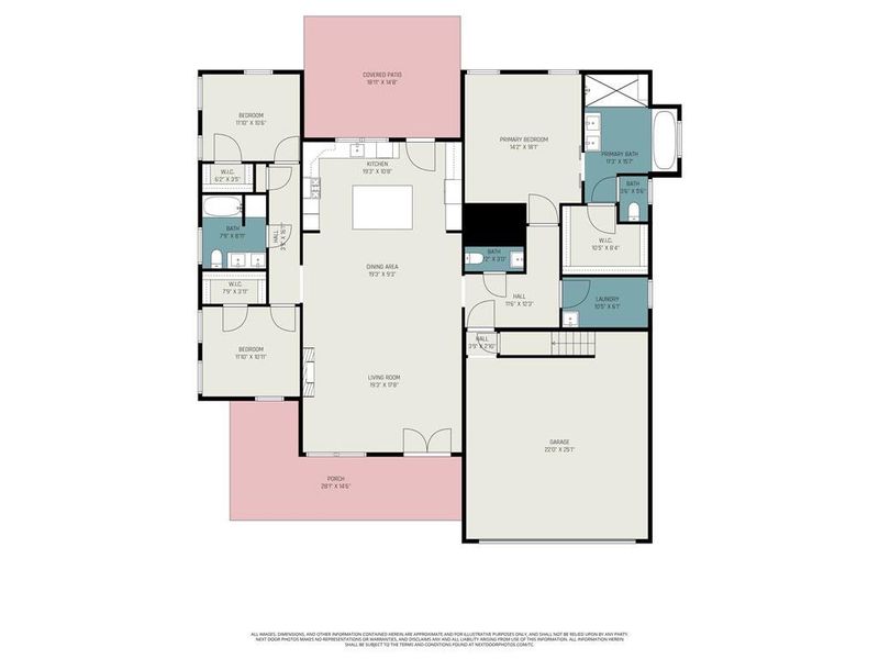 2D floor plan layout of this home in , Lawrenceville, GA (Image 6).