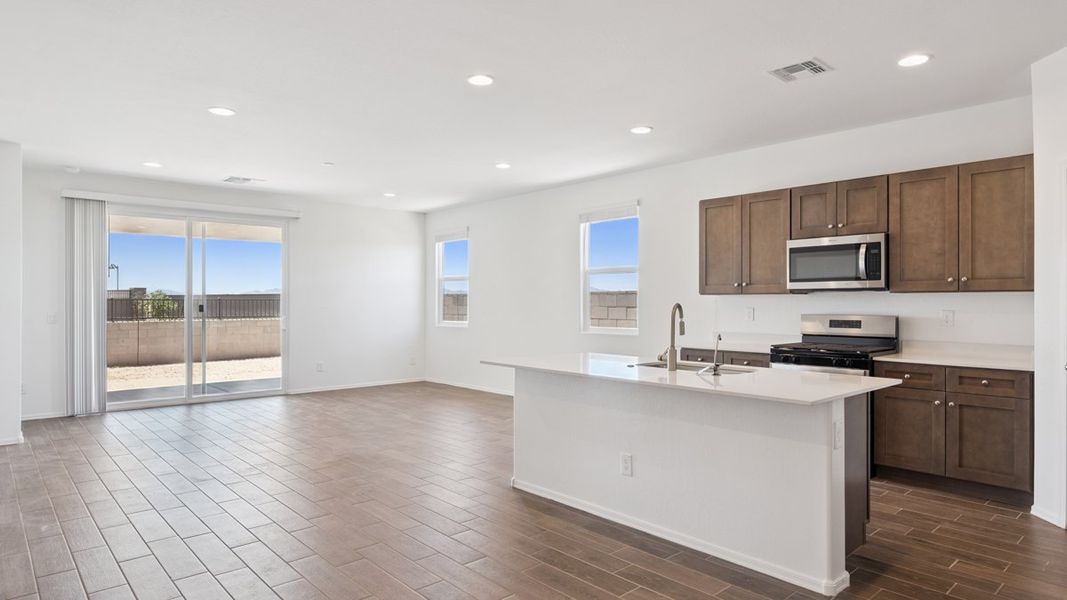 Furnished interior view inside a new home in Moonlight, Maricopa (Image 5). Furnished interior view inside a new home in Moonlight, Maricopa (Image 5).