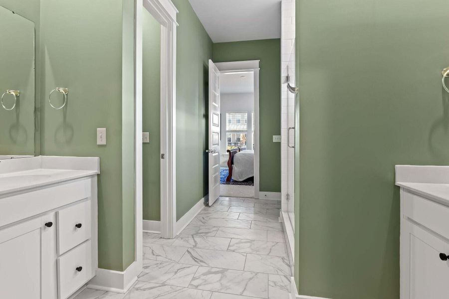 Furnished interior view inside a new home in Carnes Crossroads, Summerville (Image 14).