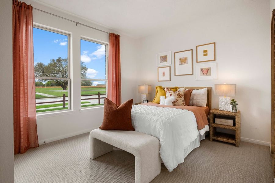 Representative furnished interior of a home built from the 1888 Modeled by KB Home in Davina, Rosenberg (Image 9).