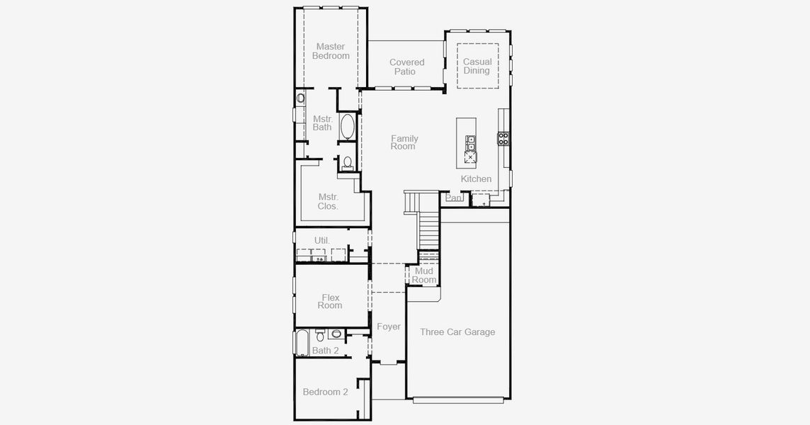 2D floor plan layout for the Colleyville - 50 Homesites by Coventry Homes in Two Step Farm, Montgomery, TX (Image 20).