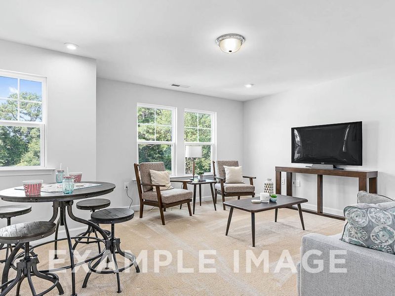 Representative furnished interior of a home built from the The Chestnut by Davidson Homes LLC in Retreat at North Main, Lillington (Image 16).