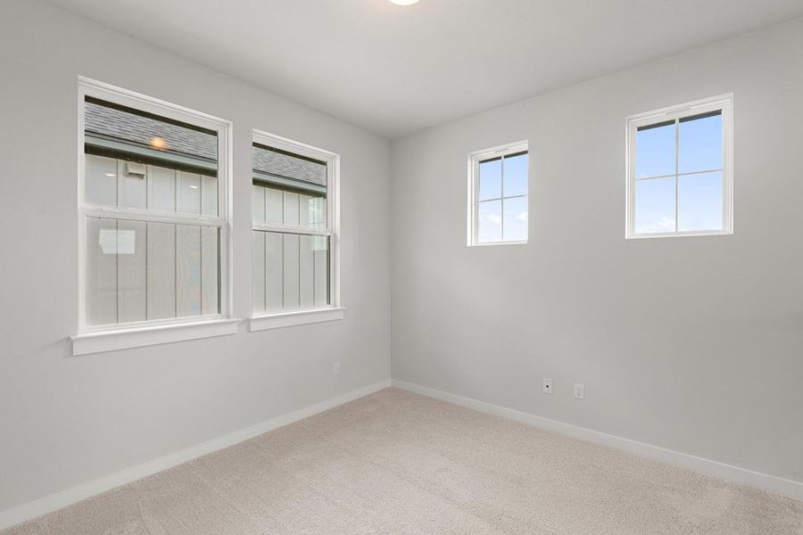 Spacious, unfurnished interior of a new home in Terrace Collection at Heritage, Dripping Springs (Image 26). Spacious, unfurnished interior of a new home in Terrace Collection at Heritage, Dripping Springs (Image 26).