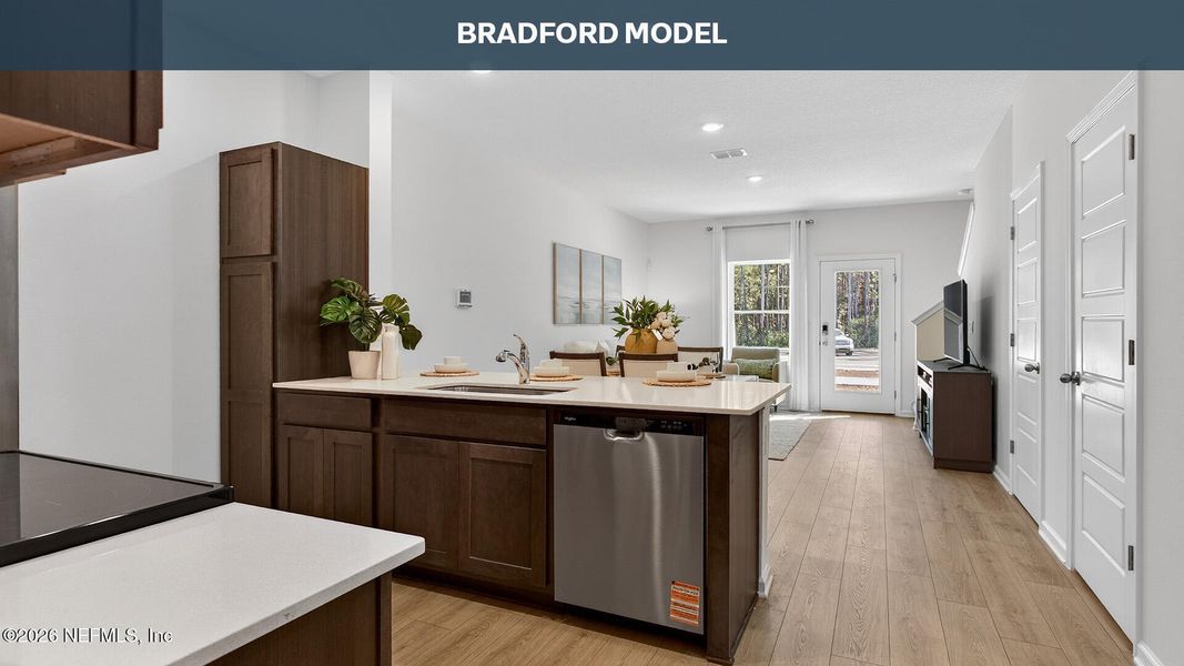 Furnished interior view inside a new home in Liberty Cove, Yulee (Image 7).