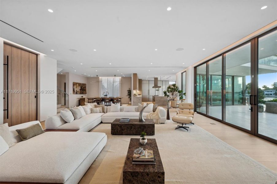 Furnished interior view inside a new home in , Miami Beach (Image 6).