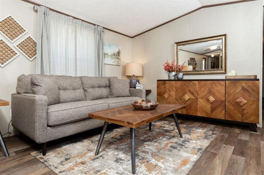 Furnished interior view inside a new home in , Decatur (Image 5). Furnished interior view inside a new home in , Decatur (Image 5).