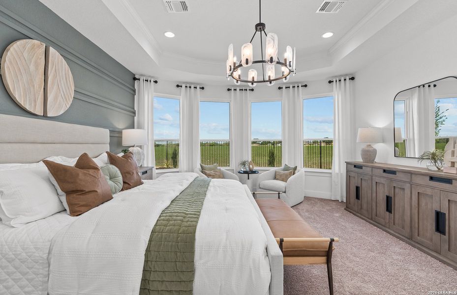 Furnished interior view inside a new home in Corley Farms, Boerne (Image 15). Furnished interior view inside a new home in Corley Farms, Boerne (Image 15).