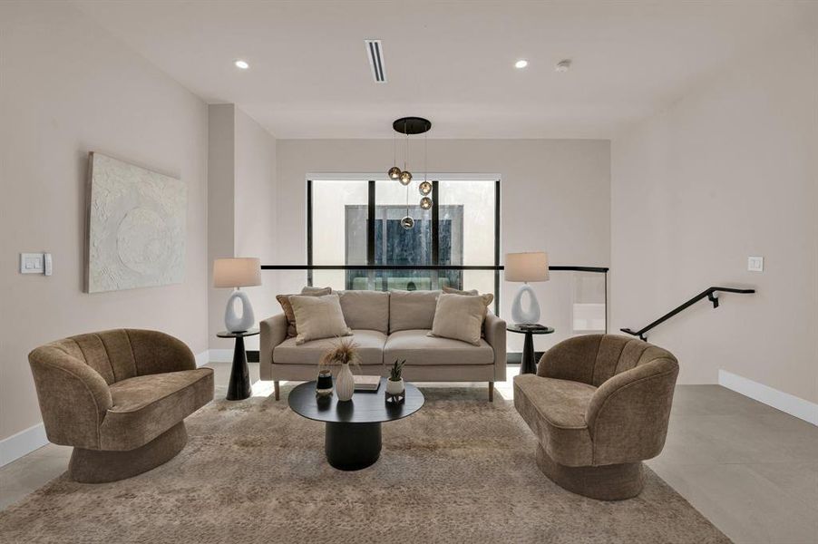 Furnished interior view inside a new home in , Fort Lauderdale (Image 19).
