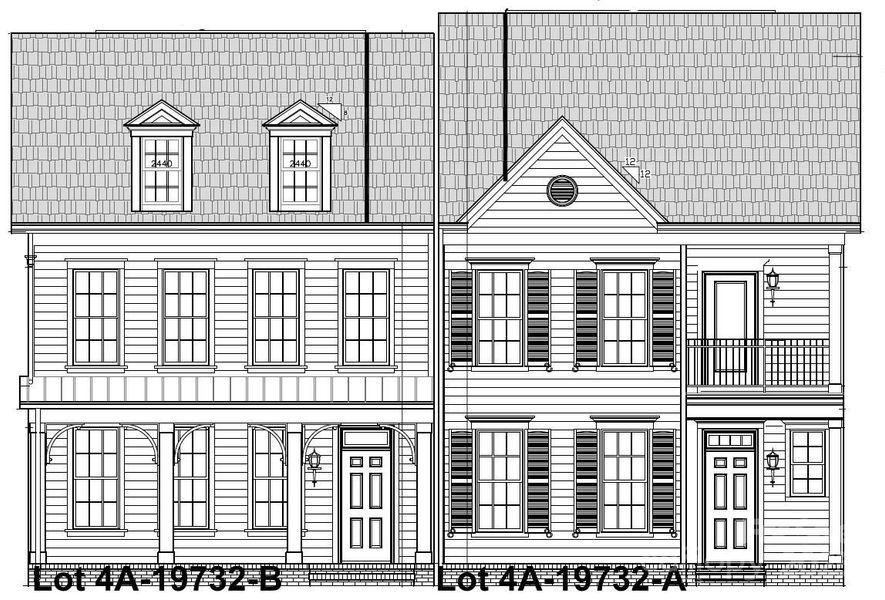 Lot 4A Front Exterior Elevation